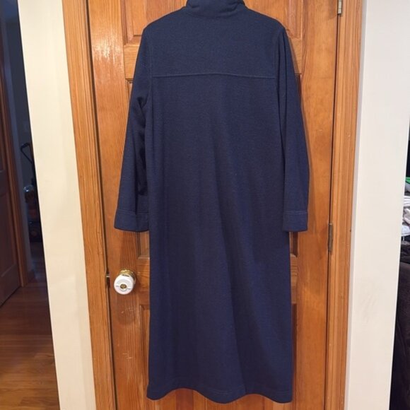 L.L.Bean women’s fleece winter zip up robe size large petite. - Picture 4 of 7